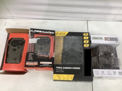 Lot of (4) Trail Cameras, Untested, E-Comm Return - Lot 496