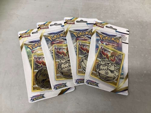 Lot of (4) Pokemon Trading Card Packs, New - Lot 97