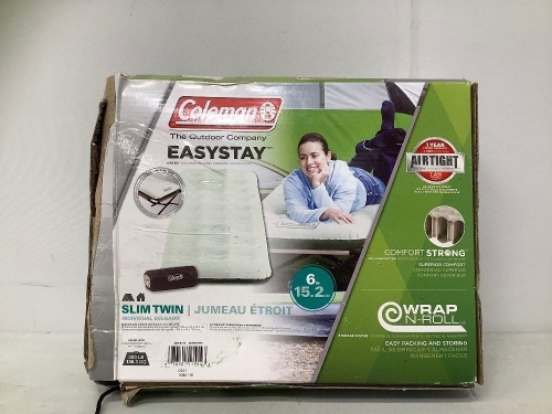 Coleman Slim Twin Air Mattress, E-Comm Return - Lot 325