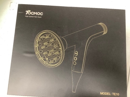 TocMoc Hair Dryer, Powers Up, E-Comm Return - Lot 195