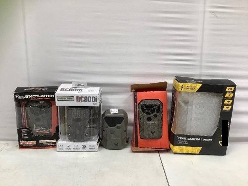 Lot of (5) Trail Cameras, Untested, E-Comm Return - Lot 148