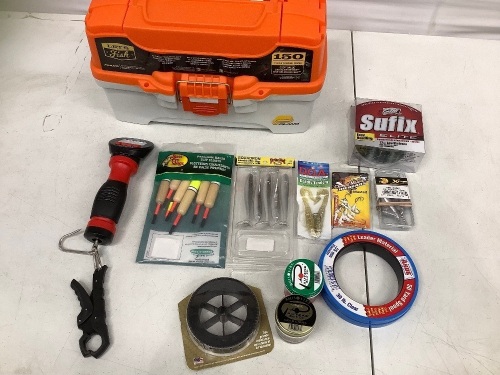 Plano Tackle Box w/ Misc. Fishing Accessories, E-Comm Return - Lot 184