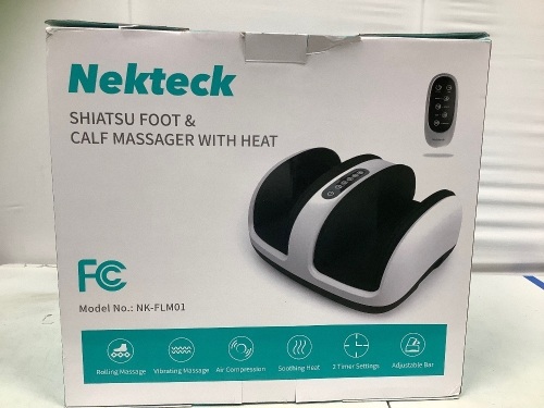 Nekteck Shiatsu Foot. & Calf Massager, Untested, E-Comm Return - Lot 188