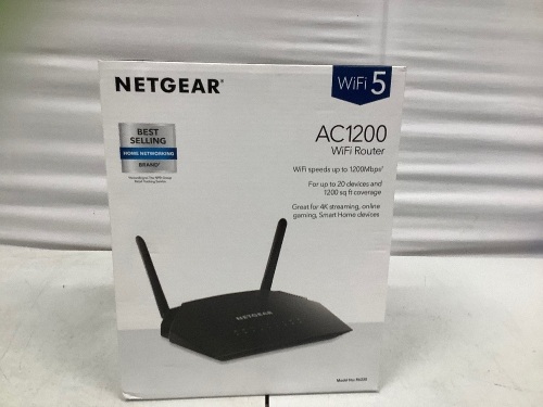 Netgear Wifi Router, Untested, Appears New - Lot 196