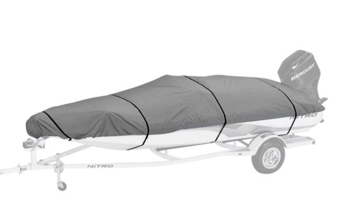 WeatherSafe Trailer Tite Standard-Duty Trailerable Boat Cover, 18' Length, E-Comm Return, Retail 129.99 - Lot 68