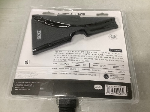 SOG Survival Hawk, Appears New, Missing Firestarter - Lot 573