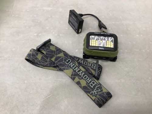 Browning Night Gig Elite, Powers Up, E-Comm Return - Lot 531
