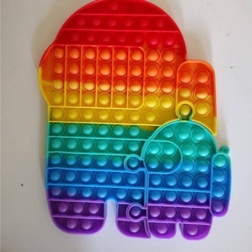 Among Us Rainbow Pop-It - Lot 1910