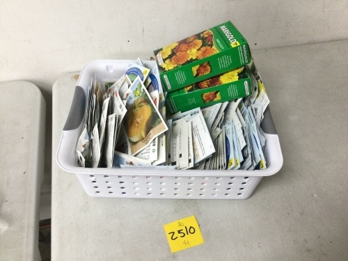 Box of Misc. Seeds (Fruits, Veggies, Flowers) - Lot 2510