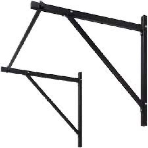 Wall-Mounted Home Gym Fitness Workout Pull-Up Bar/ 330lbs Cap - 50in - Lot 2586