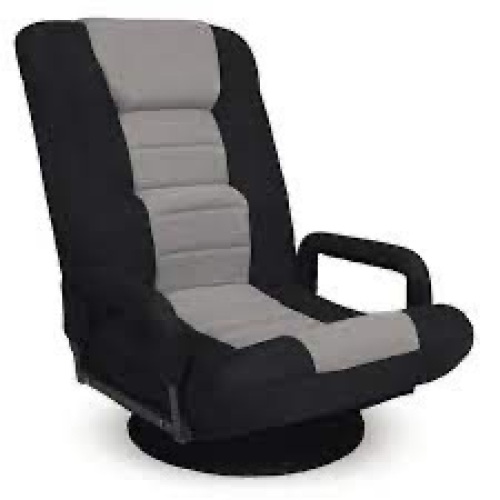 Gaming Floor Chair w/ 360-Degree Swivel, Armrest, Adjustable Backrest - Lot 2624