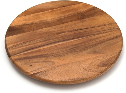 Lipper International Acacia Wood 18" Lazy Susan Kitchen Turntable - Lot 2713