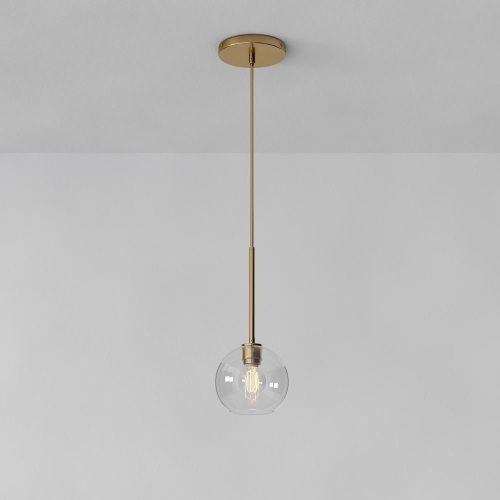West Elm, Sculptural Glass Glodbe, Hardwired Pendant, 6"-13", Like New, Retail - $89 - Lot 11