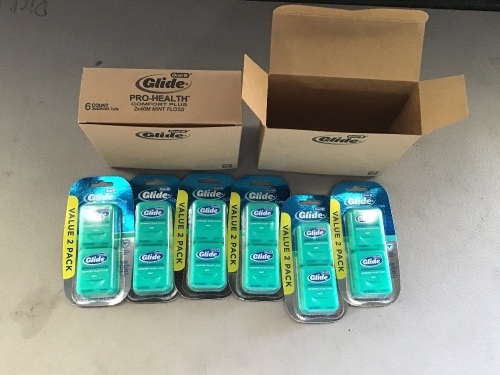 Oral-B, Glide Floss, Mint, 2 Pack, LOT of 12, New, Retail - $6.99 Each - Lot 15