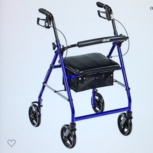 Drive, Folable Rollator, Blue, Like New, Retail - $189 - Lot 20