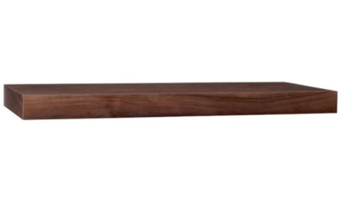 Pottery Barn, Brighton Floating Shelf, Walnut, 36"x14", like New, Retail - $249 - Lot 21