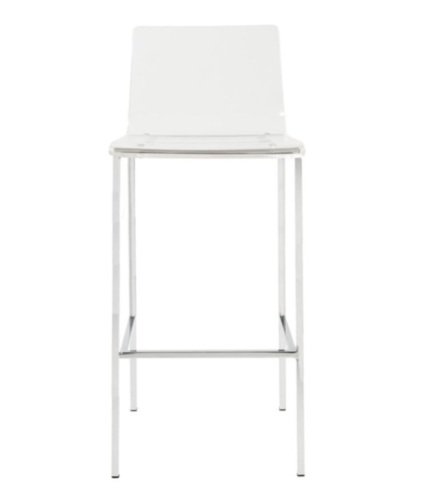 Pottery Barn, Paige Bar Stool, Set of 2, Brushed Aluminum, Like New, Retail - $1,229 - Lot 29