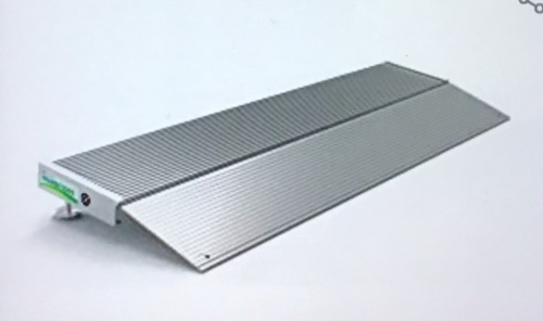 EZ-Access Transitions Aluminum Threshold Ramp withAdjustable Height up to 2-3/4", 12" L × 36" W, Like New Retail - $439 - Lot 30