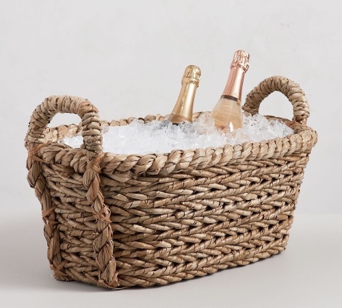 Pottery Barn, Katherine Woven Party Bucket, Like New, Retail - $129 - Lot 41