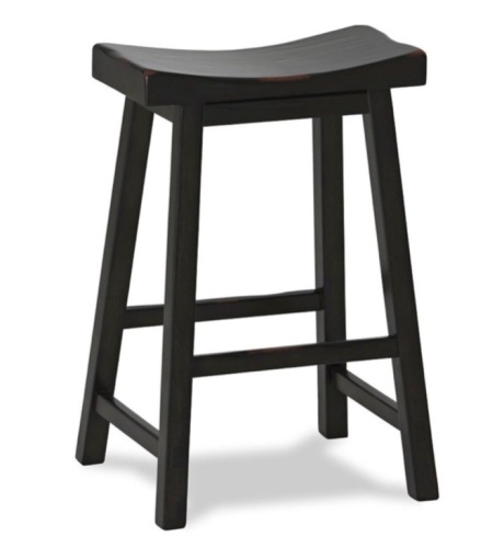 Pottery Barn, Tibetan Counter Height Stool, Black, Like New, retail - $99 - Lot 52
