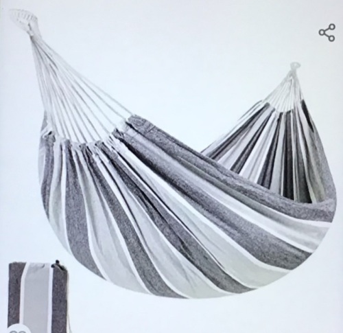 Best Choice Products 2-Person Indoor Outdoor Brazilian-StyleCotton Double Hammock Bed w/Portable Carrying Bag -Steel, Like New, Retail - $139.99 - Lot 97