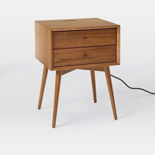 West Elm, Mid-Century, 17.5", Charging Stand, Like New, Retail - $399 - Lot 104