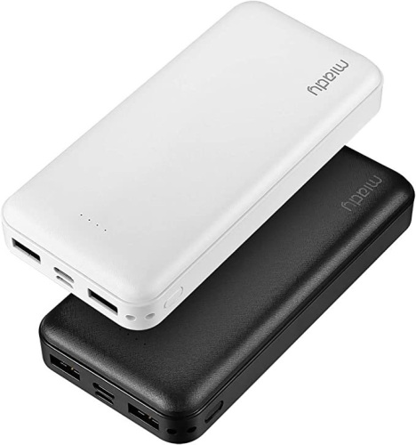 2-Pack Miady, 20000mAh Portable Charger Power Bank, Dual USB Output and USB-C Input, Fast Charging Battery Pack, LOT of 3, New, Retail - $32.99 - Lot 134