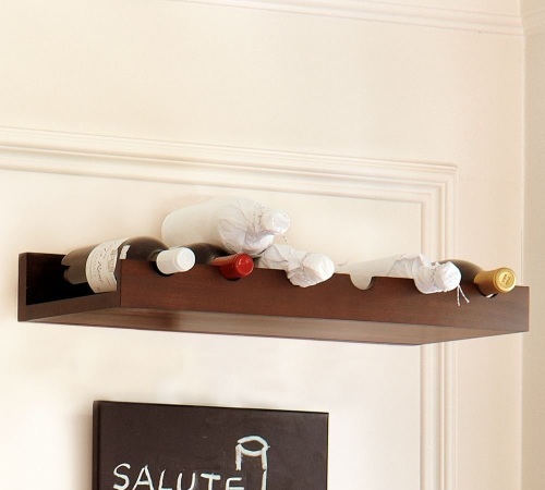 Pottery Barn, Holman Handmade Floating Entertaining Shelf, Like New, Retail - $119 - Lot 146