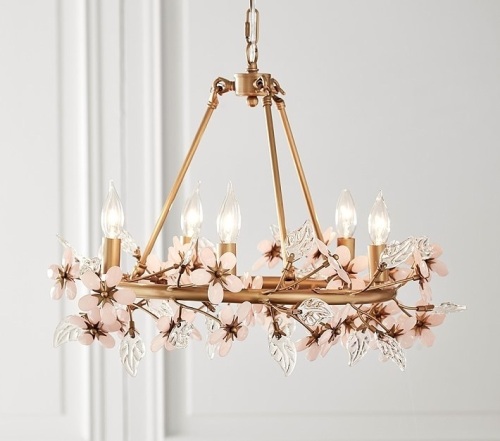 Pottery Barn Kids, Grace Flower Chandelier, Like New, retail - $349 - Lot 216