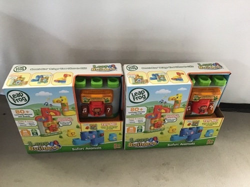 Leapfrog, LeapBuilders, Safari Animals, Multi-Color, LOT of 2, New, Retail - $12.23 - Lot 260