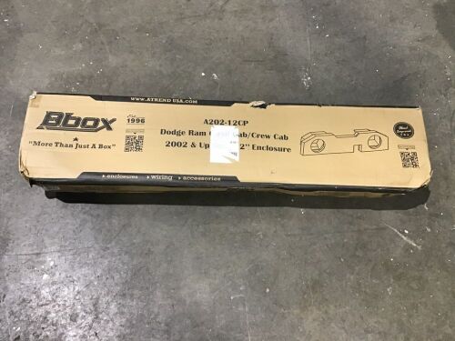 Dual 12in Subwoofer Enclosure for 2002-Up Dodge Ram Quad Cab Trucks - Lot 448