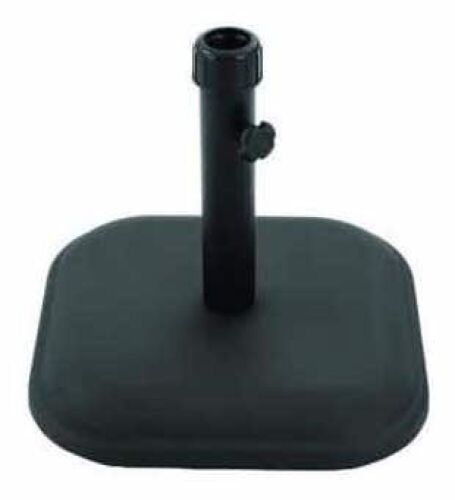 StyleWell Umbrella Base, 26lb, Concrete and Resin, Black - Lot 1038