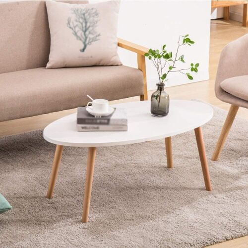 Nordic Style Oval Mini Coffee Table - Lot 533
