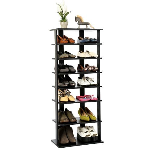 Double Rows 7-Tier Shoe Rack - Lot 425