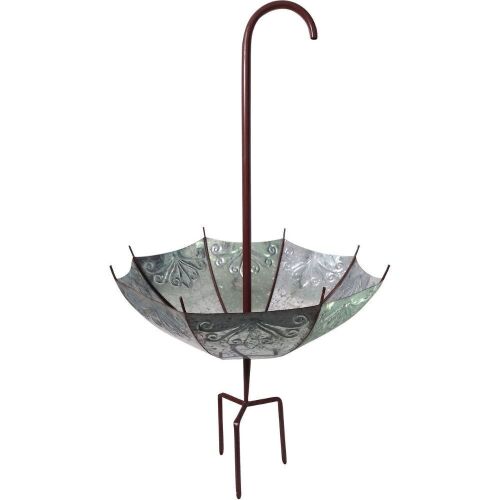 Rustic Inverted Large Umbrella Planter - Lot 298
