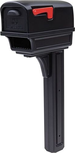 Gibraltar All-in-One Plastic Mailbox & Post Combo Kit - Lot 673