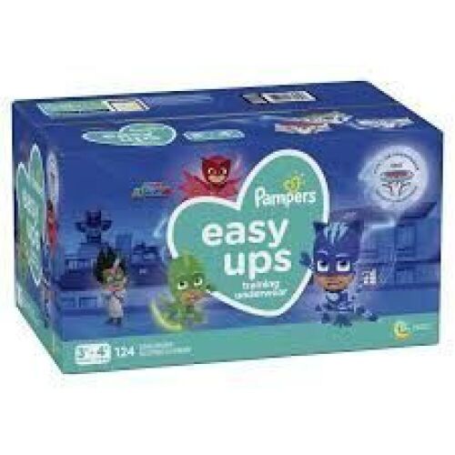 Pampers Easy Ups Training Underwear - 124 Count, 3T-4T - Lot 683