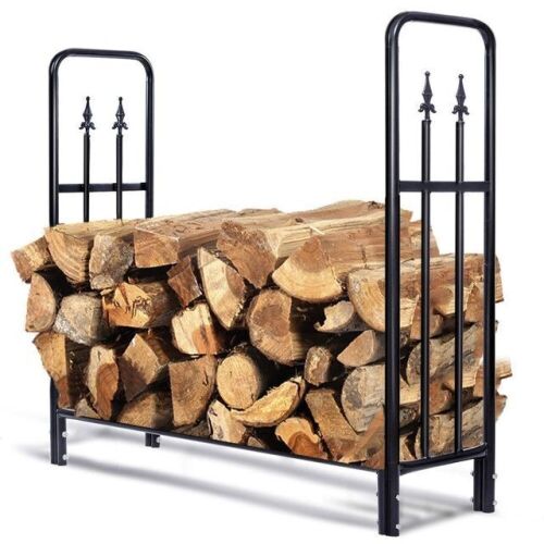 4ft Steel Firewood Storage Rack - Lot 701