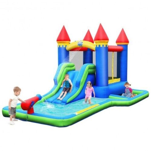 Kids Inflatable Bounce House Water Slide without Blower OP70587 - Lot 141