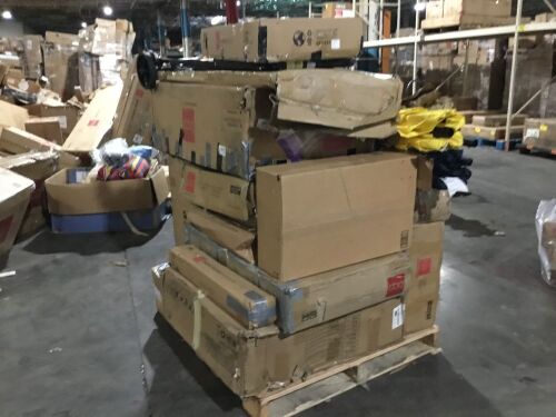 Salvage Pallet. Items Will Be Broken, Damaged and Incomplete.  - Lot 1133