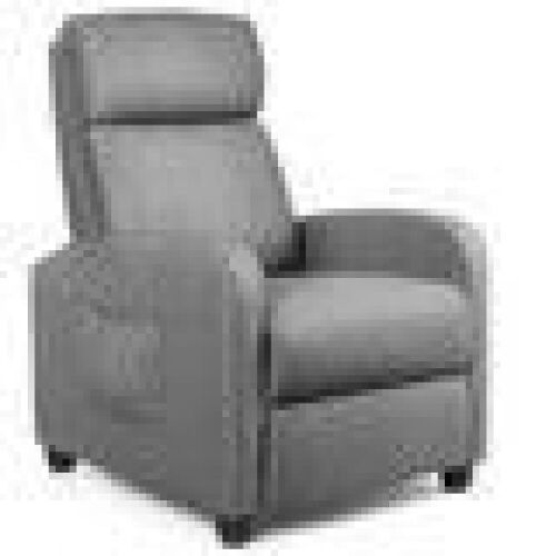 Pu Leather Massage Recliner Chair With Footrest - Lot 15