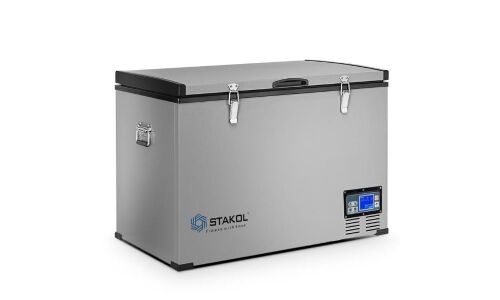 121-Quart Portable Electric Compressor Car Camping Cooler  - Lot 34