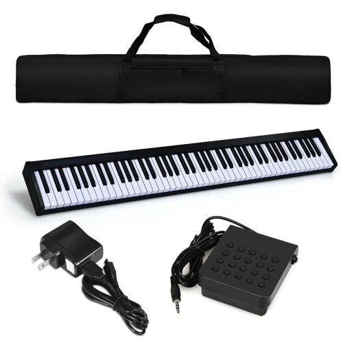 88-Key Portable Electronic Piano with Bluetooth and Voice Function - Lot 347
