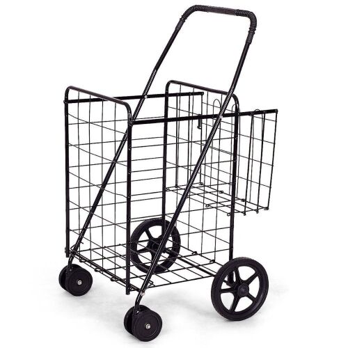 Jumbo Basket with Swivel Wheels - Lot 957