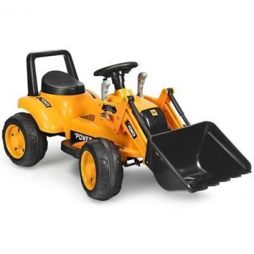 Kids Ride On Excavator Digger 6V Battery Powered Tractor - Lot 28