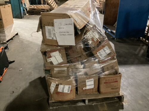 Lot of (13) Uninspected Artificial Christmas Trees  - Lot 104