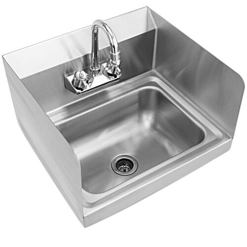 NSF Stainless Steel Hand Washing Sink with Faucet - Lot 941