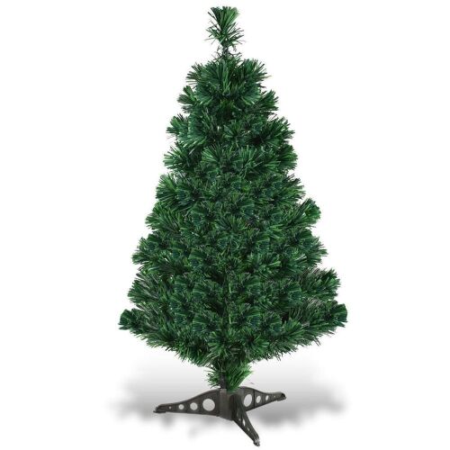 4ft Fiber-Optic Artificial Christmas Tree with Plastic Stand - Lot 313