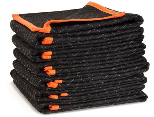 WEN 272406 72-Inch by 40-Inch Heavy Duty Padded Moving Blankets, 6-Pack - Lot 66