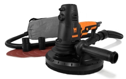 WEN 6362 10-Amp Variable Speed Handheld Drywall Sander with Sandpaper, Dust Hose and Collection Bag - Lot 71